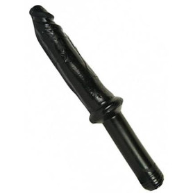 Dildo realistico vaginale anale con impugnatura fallo maxi 31 cm All Black