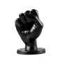 Dilatatore pugno per fisting realistico vaginale anale 14 cm all black