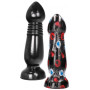 Plug dilatatore maxi vaginale anale 28 cm per fisting all black