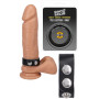 Anello fallico ritardante The Leather 3 Snap Black
