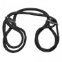 Manette bondage 100% Cotton Wrist or Ankle Cotton Cuffs Black