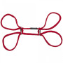 Manette bondage 100% Cotton Wrist or Ankle Cotton Cuffs Red