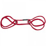 Manette bondage 100% Cotton Wrist or Ankle Cotton Cuffs Red