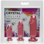 Fallo anale kit mini maxi dildo realistico set dilatatore pene finto butt plug