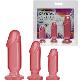Fallo anale kit mini maxi dildo realistico set dilatatore pene finto butt plug