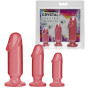 Fallo anale kit mini maxi dildo realistico set dilatatore pene finto butt plug