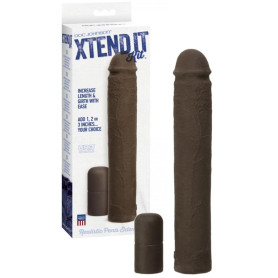 Guaina fallica realistica Xtend It Kit Chocolate