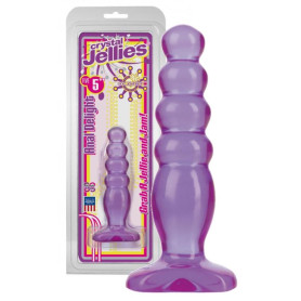 Plug anale a sfere Delight 5" / 12 cm Purple