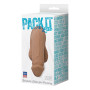 Pene finto realistico Pack It Lite Caramel