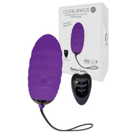 Ovetto vibrante vaginale in silicone Ocean Breeze 2.0 + LRS purple