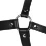 Imbracatura viso con morso sadomaso Head Harness with Solid Ball Gag Black