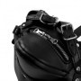 Imbracatura viso con morso bondage Head Harness with Zip-up Mouth and Lock Black