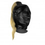 Maschera bondage con coda sexy Mask with Blonde Ponytail Black