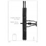 Imbracatura bondage con supporto fetish per vibratore Belt with Vibrator Holder Black