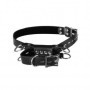 Set costrittivo per gambe Kneeling Thigh Cuff Set Black