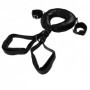 Costrittivo bondage fascia con manette per polsi e cosce Padded Thigh Sling with Hand Cuffs Black