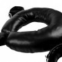 Costrittivo bondage fascia con manette per polsi e cosce Padded Thigh Sling with Hand Cuffs Black