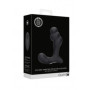 Vibratore anale per prostata in silicone Bent Vibrating Prostate Massager with Remote Control Black