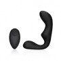 Vibratore anale in silicone per prostata Pointed Vibrating Prostate Massager with Remote Control Black