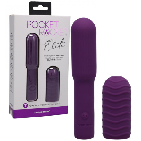 Vibratore viola Pocket Rocket Elite