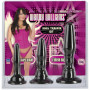 Plug anale mini medio maxi TRAINER KIT - BLACK Wendy William's