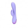 Vibratore vaginale Smooth Silicone Rabbit Vibrator Digital Lavender