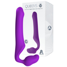 Dildo indossabile vaginale clitoride anale in silicone Queens M