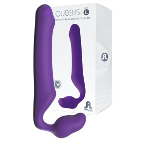 Dildo vaginale anale clitoride indossabile in silicone Queens L