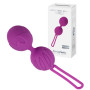 Palline vaginali in silicone Geisha Balls Small purple