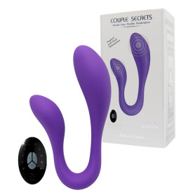 Vibratore per la coppia in silicone Couple Secrets II + LRS