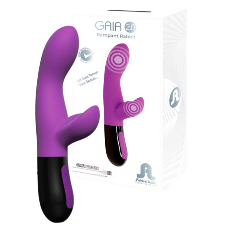 Vibratore rabbit vaginale in silicone Gaia 2.0