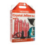 Kit dildo vaginale anale indossabile fallo strap on Crystal Jellies Set Pink