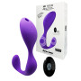 Vibratore doppio indossabile in silicone per punto clitoride Mr. Hook + LRS