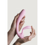 Vibratore vaginale in silicone per punto G e clitoride G-wave