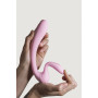 Vibratore vaginale in silicone per punto G e clitoride G-wave