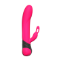 Vibratore rabbit vaginale stimola clitoride in silicone Bonnie & Clyde + LRS