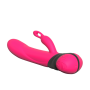 Vibratore rabbit vaginale stimola clitoride in silicone Bonnie & Clyde + LRS