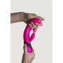 Vibratore rabbit vaginale stimola clitoride in silicone Bonnie & Clyde + LRS