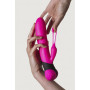 Vibratore rabbit vaginale stimola clitoride in silicone Bonnie & Clyde + LRS