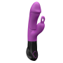 Vibratore rabbit vaginale in silicone Ares
