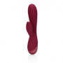 Vibratore vaginale Smooth Silicone Rabbit Vibrator Dark Cherry