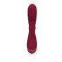 Vibratore vaginale Smooth Silicone Rabbit Vibrator Dark Cherry