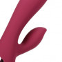 Vibratore vaginale Smooth Silicone Rabbit Vibrator Dark Cherry