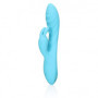 Vibratore vaginale rabbit Ribbed Ultra Soft Silicone Rabbit Vibrator Glacial Blue