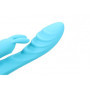 Vibratore vaginale rabbit Ribbed Ultra Soft Silicone Rabbit Vibrator Glacial Blue