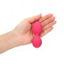 Palline vaginali vibranti in silicone Vibrating Egg with Remote Control Strawberry Red