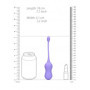 Palline vaginali vibranti in silicone Vibrating Egg with Remote Control Violet Harmony