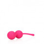 Palline vaginali in silicone  2 Piece Thumping Kegel Ball Set Wild Strawberry