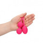 Palline vaginali in silicone  2 Piece Thumping Kegel Ball Set Wild Strawberry