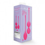 Palline vaginali in silicone  2 Piece Thumping Kegel Ball Set Wild Strawberry